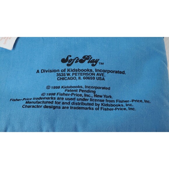 Vintage Fisher Price All Aboard Soft Play Cloth Book 1998 Kids book Baby Toy - Picture 7 of 8